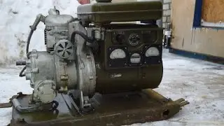Военный генератор ГАБ 1 0 230. Обзор ремонт. Намагничиваем ротор.