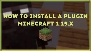 Minecraft | How to install a plugin 1.19.X Tutorial