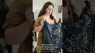 *Cries in TX* But our wings are so light! #cloak #southern #renfaire #cottagecore #autumn #shorts