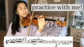 Watch Me Practice! Mozart Violin Concerto no. 3 in G Major K. 216 (REAL TIME)