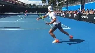 Rafael Nadal - Slow Motion Returns at 240fps [720p] Australian Open 2017