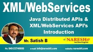Java Distributed API’s Part-2 and XML/WebServices API’s Introduction | XML Tutorial | Mr. Satish B