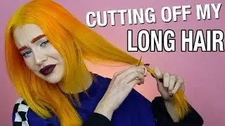 CUTTING MY HAIR SHORT | By myself...at home hehe whoops