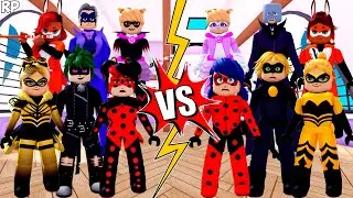 REVERSE VS ORIGINAL TRANSFORMATION (COMPARISON) NO MIRACULOUS RP - MIRACULOUS ROBLOX!