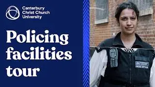 Policing Facilities Tour at Canterbury Christ Church University