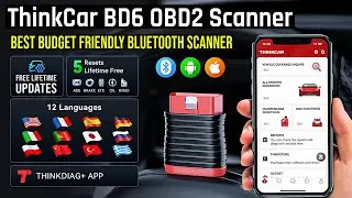 ThinkCar BD6 Bluetooth OBD2 Scanner, FREE Lifetime Updates, Low Price, Loaded with features