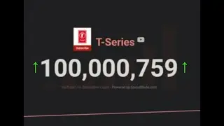 T-Series crosses 100 million subscribers (FlareTV's livestream)