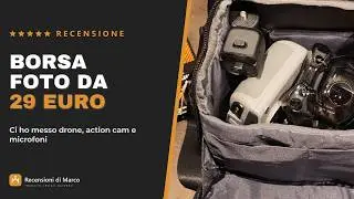 €30 Shoulder Camera Bag: Fits a drone and action cams