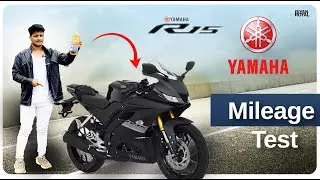 Yamaha r15 Mileage Test 🔥 Shocking Mileage 😱 r15 mileage test in hindi 2024