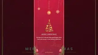 Christmas Animation Video Template #shorts #explore #christmas #2023