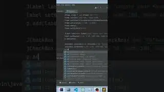 How To Create JCheckbox in java using Swing library |#java#viral#viralshort @Error_programming
