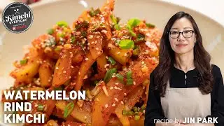Watermelon Rind Kimchi / 수박 김치 / Crunchy, Spicy, Sweet & Delicious. The same Kimchi flavor we love!