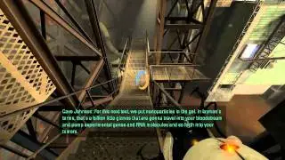 Let's Play Portal 2 - 12 Gel Propulsoi- uhh... Bouncy stuff