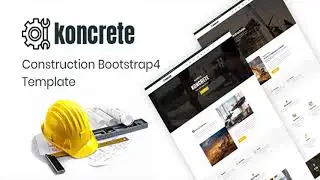 Koncrete - Construction Bootstrap 4 Template | Themeforest Website Templates and Themes