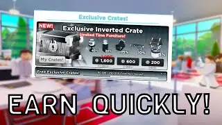 How To Get The BRAND NEW Inverted Crates QUICKLY In My Restaurant! (roblox)