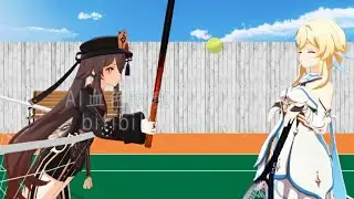 Genshin Impact Tom and Jerry Tennis Chumps