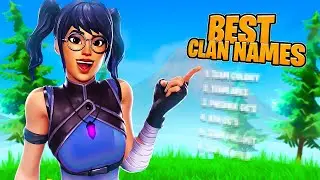 Best Fortnite Gamertags/Names & Clan Names 2022! (Not Taken)