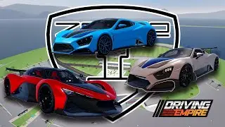 NEW NASCAR RACE and 3 NEW LICENSED Zenvos In Roblox Driving Empire (New The Hunt Roblox Event)