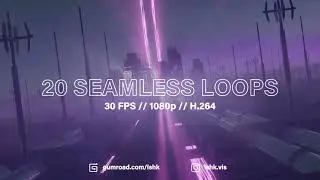 Synthwave VJ Loops - Visual Pack #1 (Trailer)