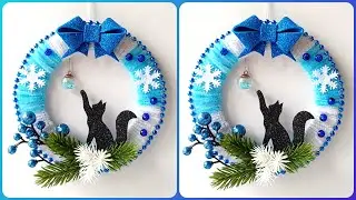 🎀DIY Christmas wreath 🎄Christmas decorations 🎄Christmas crafts