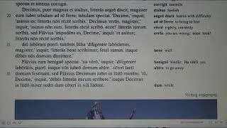 Oxford Latin course Book 1. Capitulum 6. Dialogus 1. Part 3. Pronintiatus classicus.