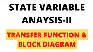 Transfer Function Using State Variable Analysis I Transition Matrix