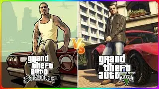GTA 5 vs GTA San Andreas Comparison