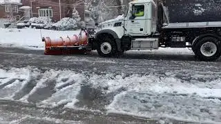 October Snow Plowing
