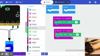Coding a micro Servo on a Micro:Bit