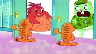 Garfield Answers The Door To Flippy and Flaky (Part 2)