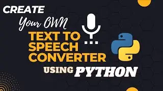 Create a Text-to-speech converter using Python