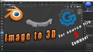 Convert any Image into 3D Object in Blender 2.8 | 2020