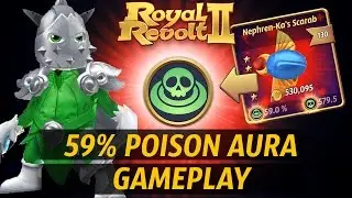 Royal Revolt 2 - 59% Poison Aura Perk TESTS + Gameplay!