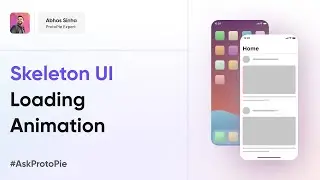 ProtoPie Tutorial | How To Create Skeleton UI Loading Animation 