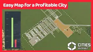 Easiest Map to Start Cities Skylines II - Tutorial