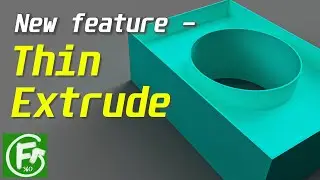 Fusion 360 - Thin Extrude (Jan 2021 Update)