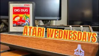 ATARI WEDNESDAYS Playing  DIG DUG Atari 2600