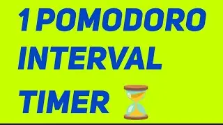 1 pomodoro interval