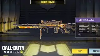 M21 EBR Grim Gold | Bright Gold Mythic Drop COD Mobile #codm #codmobile #callofdutymobile #youtube