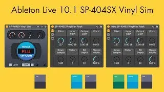 [FREE] SP-404SX Vinyl Sim Update For Ableton Live 10.1
