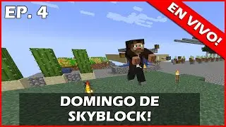 🔴 LOS PRIMEROS ALDEANOS?? - Skyblock Ep 4 🔴