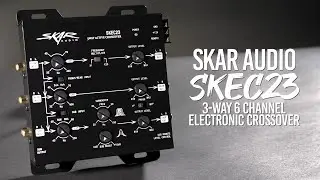 Skar Audio SKEC23 3-Way 6 Channel Electronic Crossover