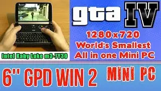 GPD WIN 2 GTA IV 4 - 128 GB SSD 8GB RAM Mini PC Intel m3-7Y30 HD Graphics 615