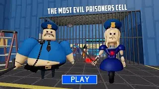POLICE GIRL! BARRY 2 PLAYER ESCAPE PRISON V2! Roblox Gameplay Walkthrough No Death 4K