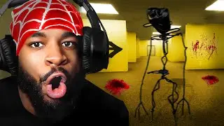 Tbvnks FREAKS OUT Playing 'Escape The BACKROOMS'.. (SCARY!)