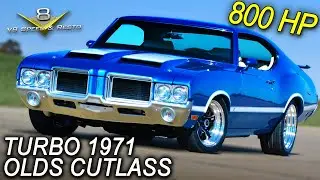 Turbocharged Muscle Car Fun:  Driving The 1971 Olds Cutlass S71 Built At The V8 Speed and Resto Shop