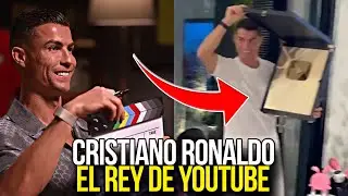 CRISTIANO RONALDO EL REY DE YOUTUBE - REACCIÓN EN VIVO A SU NUEVO CANAL