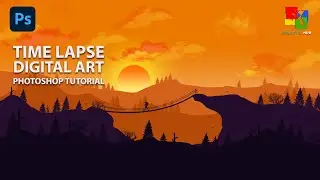 Hiking Digital Art | Photoshop | Tutorial | Speed Art | Time Lapse