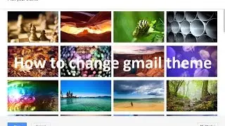 How to change gmail theme in English