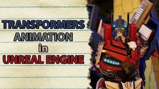 Transformers animated action short created in Unreal Engine